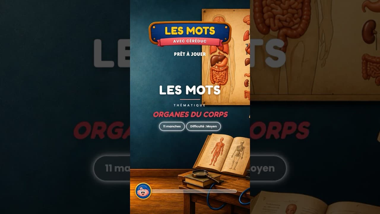 Culture & découvertes — Trouve le mot : Organes du corps · 11 manches (moyen) #shorts