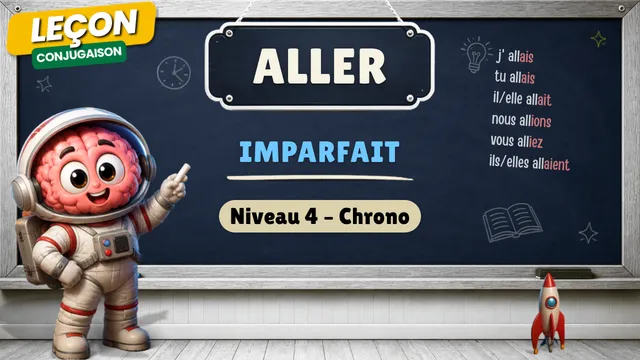 Conjugaison — Conjugaison | Aller - Imparfait | Niveau 4 - Chrono | Verbe du 3ème Groupe