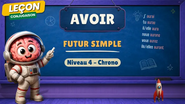 Conjugaison — Conjugaison | Avoir - Futur | Niveau 4 - Chrono